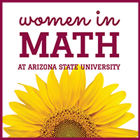 Women in math at Arizona State University logo